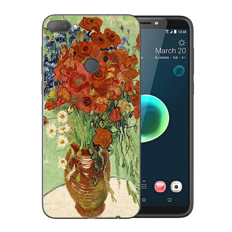 Для HTC Desire 12 Plus + чехол для телефона задняя крышка 6 0 дюймов мягкий тонкий ТПУ