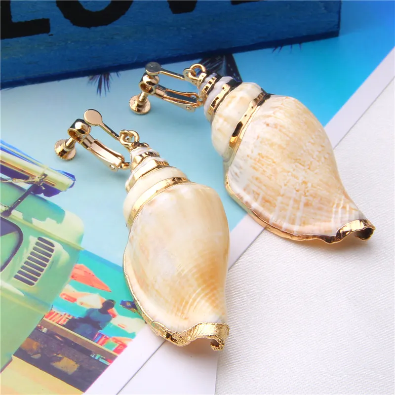 Серьги Cowrie в стиле бохо для женщин серьги-подвески эффектные Висячие серьги
