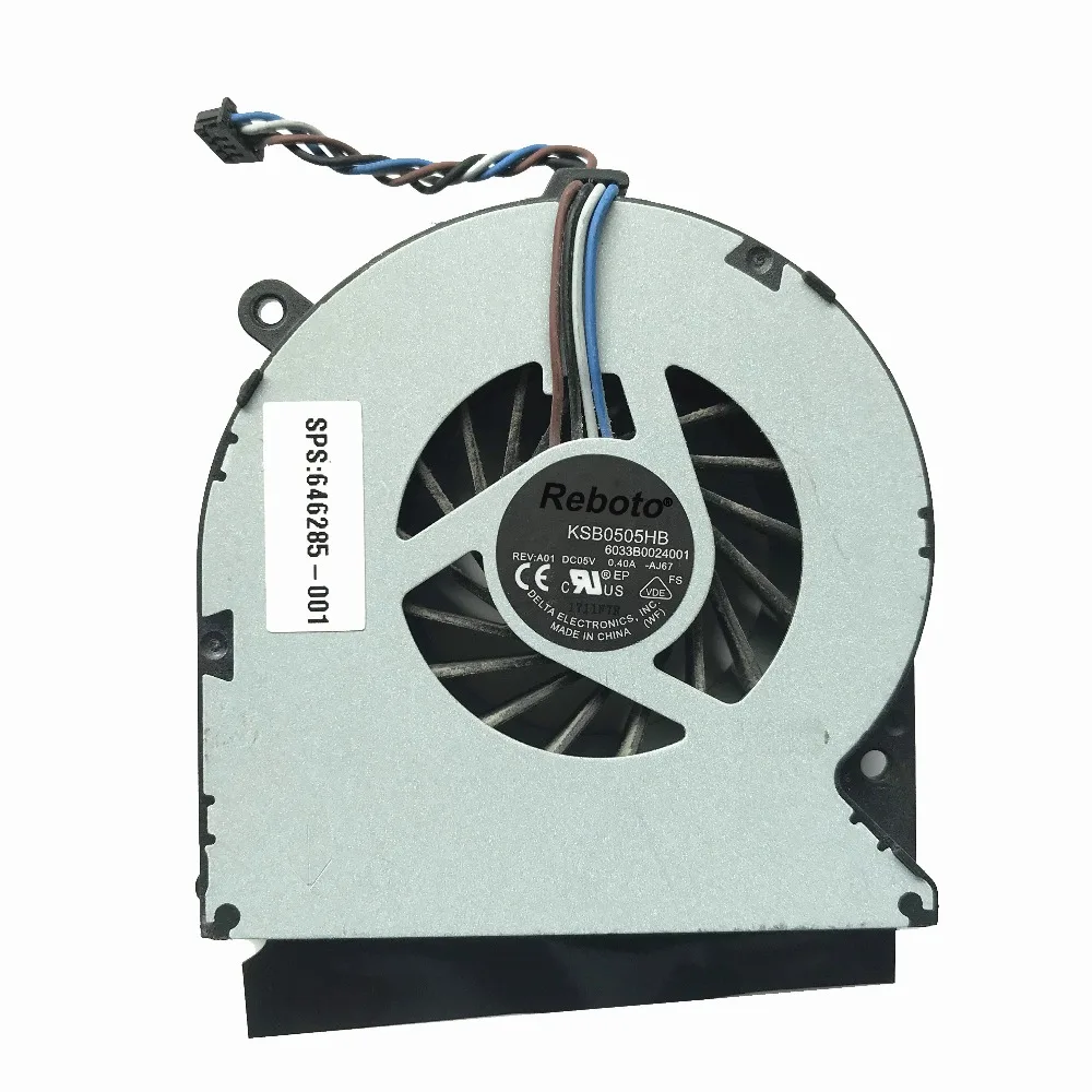 Оригинальный вентилятор для процессора HP 4535S 4530S 4730S 8460P 8450p KSB0505HB 646285 001 641839 100%