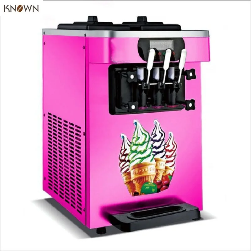 

Hot selling 22L popular and useful desktop soft ice cream machine for serve