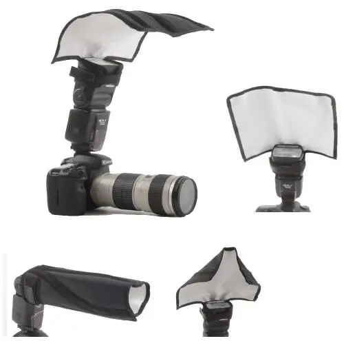 Flash Diffuser Universal Foldable Reflector Snoot Softbox for Canon Nikon Sony Yongnuo Pentax | Электроника