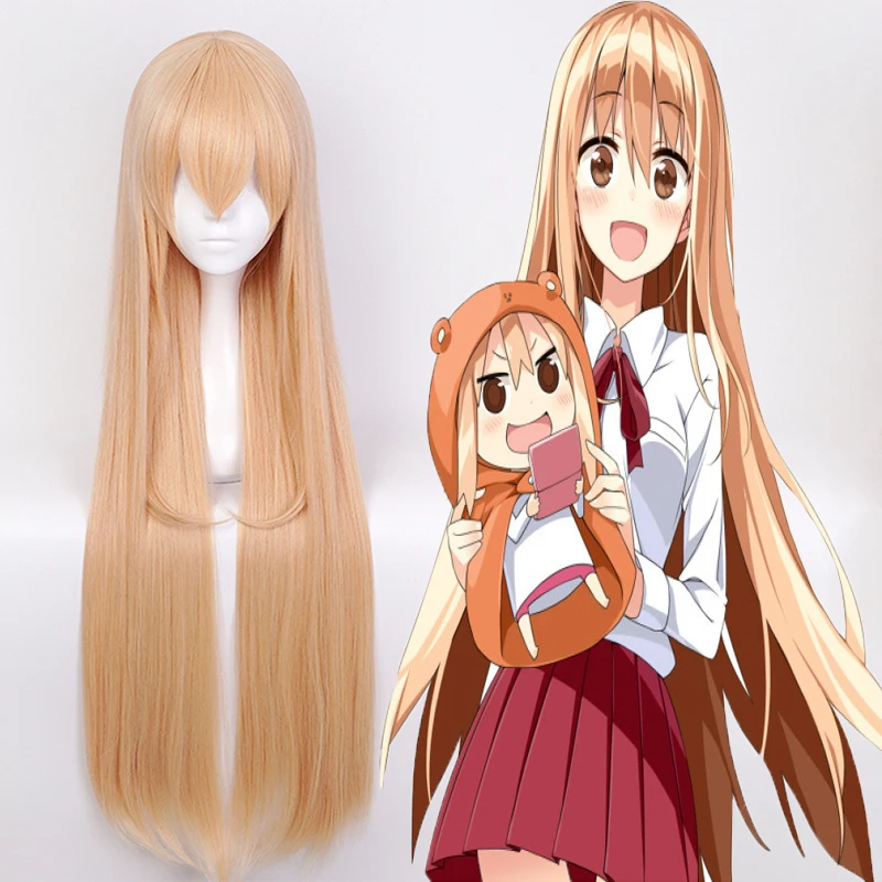 Аниме Himouto Umaru Chan Косплей парики мультипликационный персонаж дома Умару косплей
