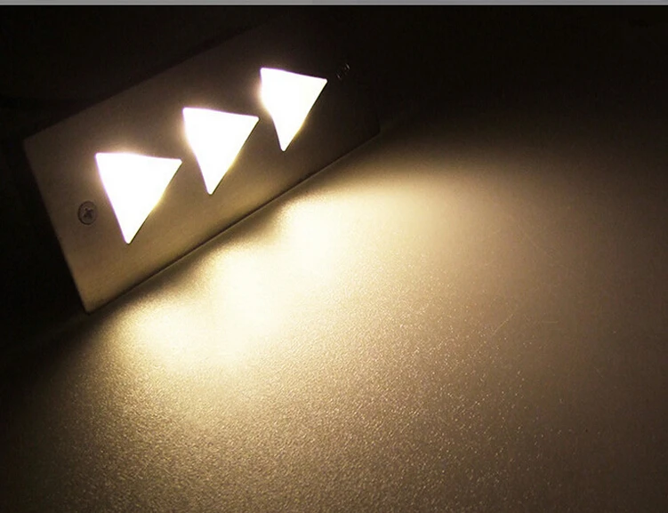 12 шт./лот 3 Вт светодиодный декоративный настенный светильник для лестницы