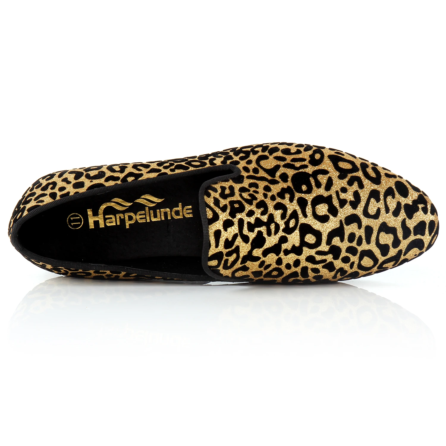 Harpelunde Men Loafer Shoes Leopard Print Casual Hot Sell Flat Leather Lining Free Drop Shipping Size 7-14 | Обувь