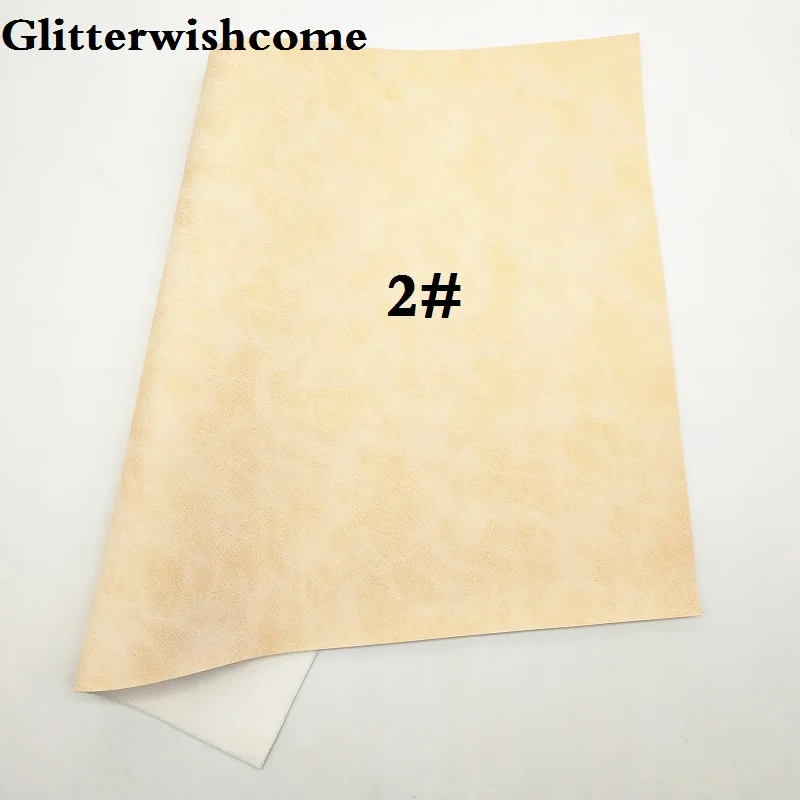 Ткань Glitterwishcome 21x29 см Размер A4 винил для бантов ткань из металлического нубука и