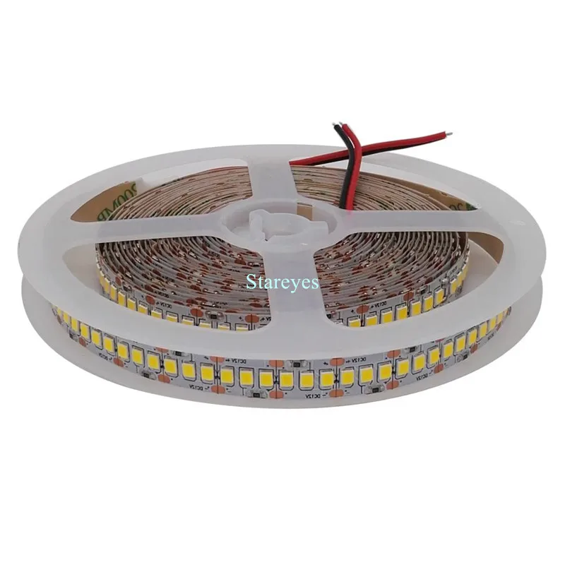 100 шт. 5 м SMD 2835 120 светодиодный/м 12 В постоянного тока Светодиодная лента IP20