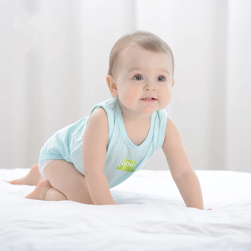 3 шт./лот одежда для маленьких девочек летние хлопковые Боди без рукавов