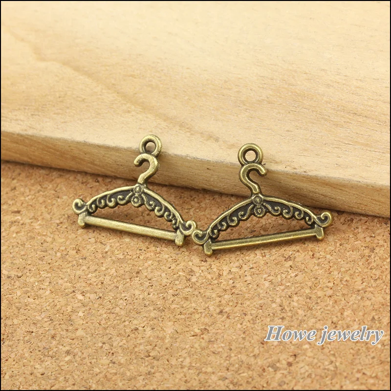 22 шт. старинная бронзовая вешалка в винтажном стиле подходит для DIY