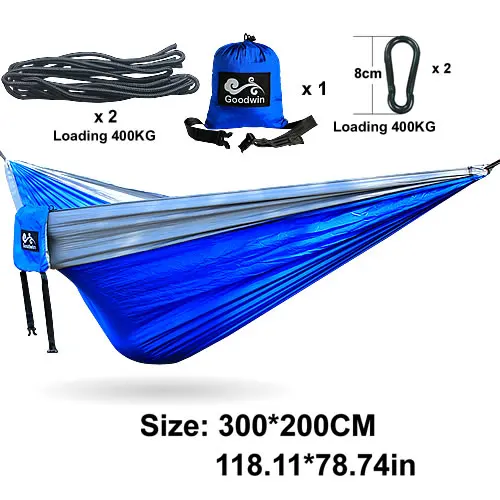 Гамак подвесной стул гамак пляж - Цвет: 10 Blue Gray