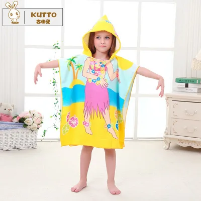 Yellow Skirt Girls Детские халаты с капюшоном животных моделирование детский халат мультфильм банное полотенце детский спа-салон полотенце s 120*60 см - Цвет: Yellow Skirt Girls