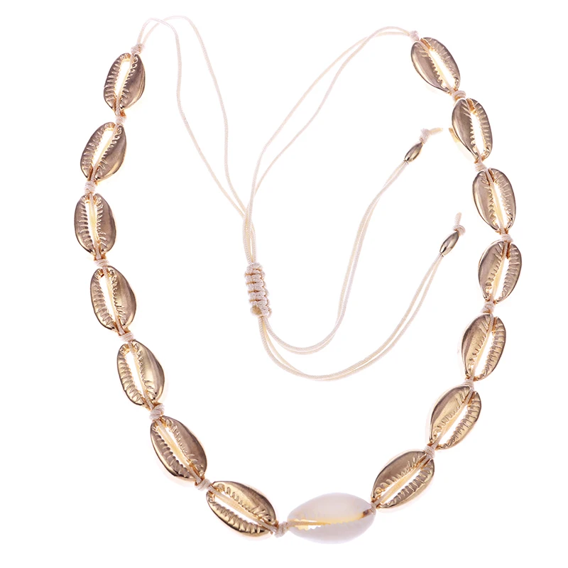 2019 натуральный золотистый ошейник Puka женские ошейники лучший vaquero concha bijoux