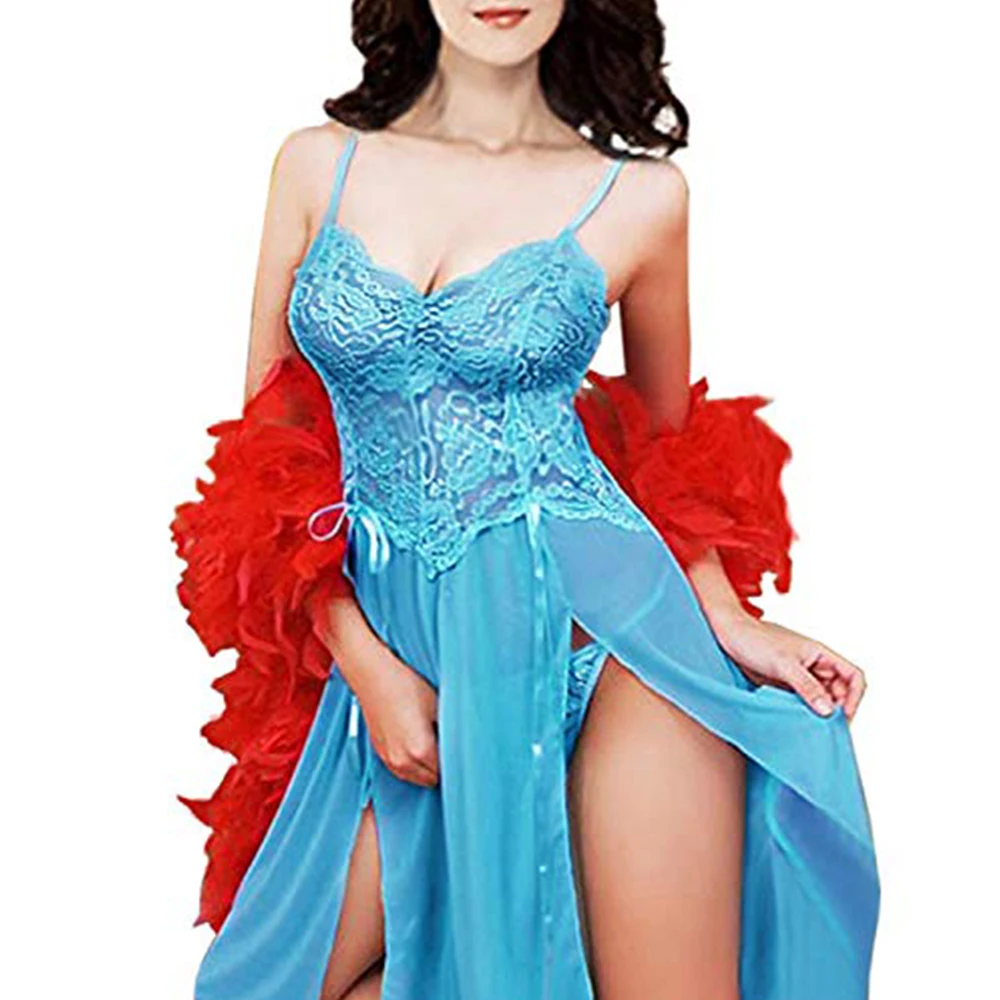 Женское нижнее белье Babydolls сексуальное Эротическое с v-образным вырезом шелковая