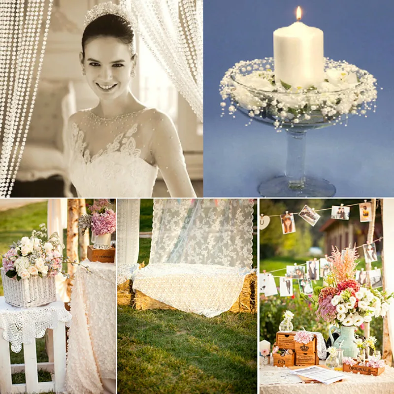 Искусственная леска искусственная цветочная гирлянда Тиара для невесты