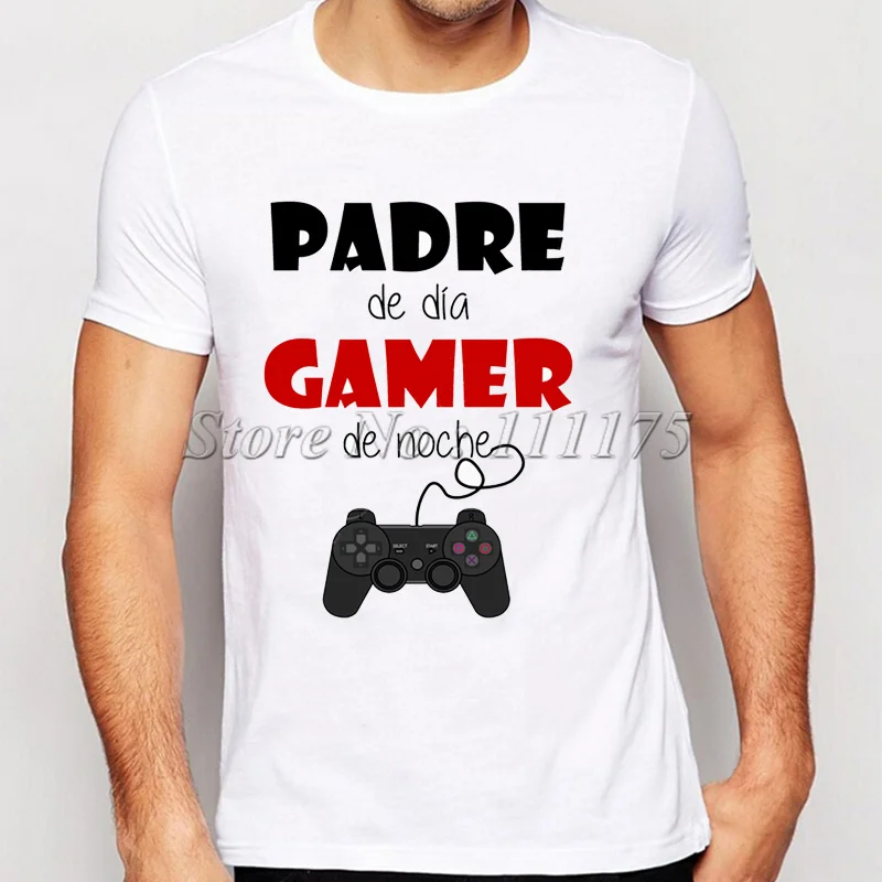 Новинка 2019 Мужская модная футболка с принтом геймпада летние крутые топы модные