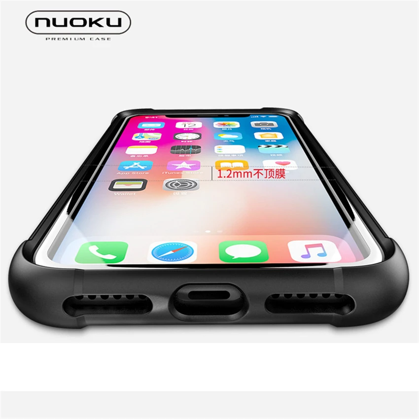 Роскошный чехол из натуральной кожи для телефона iPhone 7 8 Plus X металлическая заклёпка нескользящая Мягкая задняя крышка из ТПУ для samsung note9
