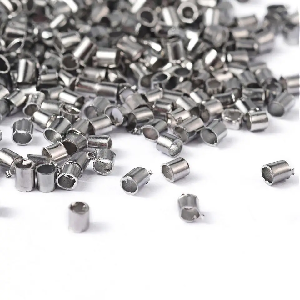 1700 шт. латунные обжимные концевые бусины для самостоятельного изготовления