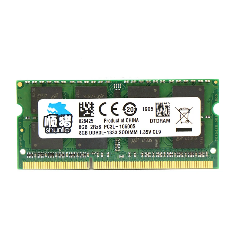 DDR3 4 ГБ 8 1066 МГц 1333 1600 ноутбук SO DIMM 1 5 в 35 Ram Микрон чип памяти|Оперативная память| |