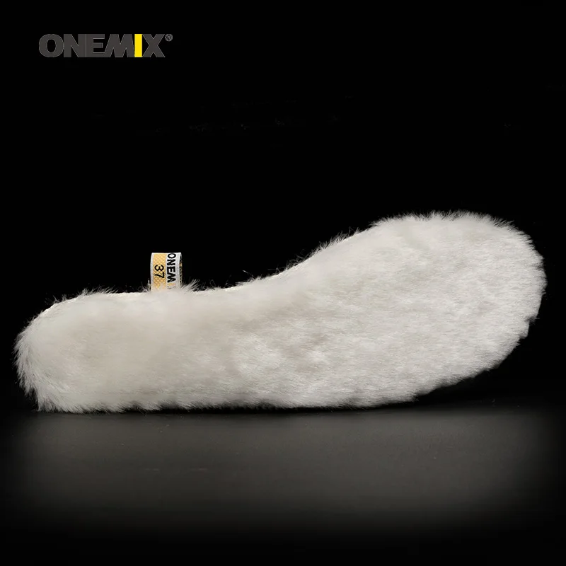 ONEMIX/Аксессуары для кроссовок; стельки для мужчин; профессиональная дезодорирующая подошва; женские зимние теплые меховые стельки; зимняя обувь; вставки