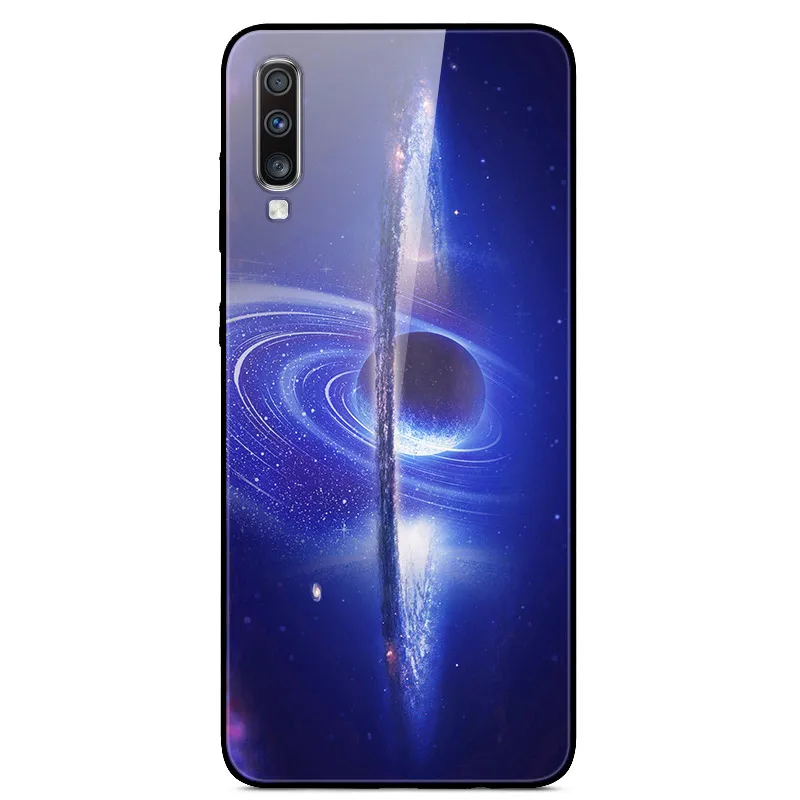 Для samsung Galaxy A70 чехол из закаленного стекла жесткий чехол s чехол для samsung Galaxy A70 чехол A705F Чехлы A 70 чехол для телефона - Цвет: 38