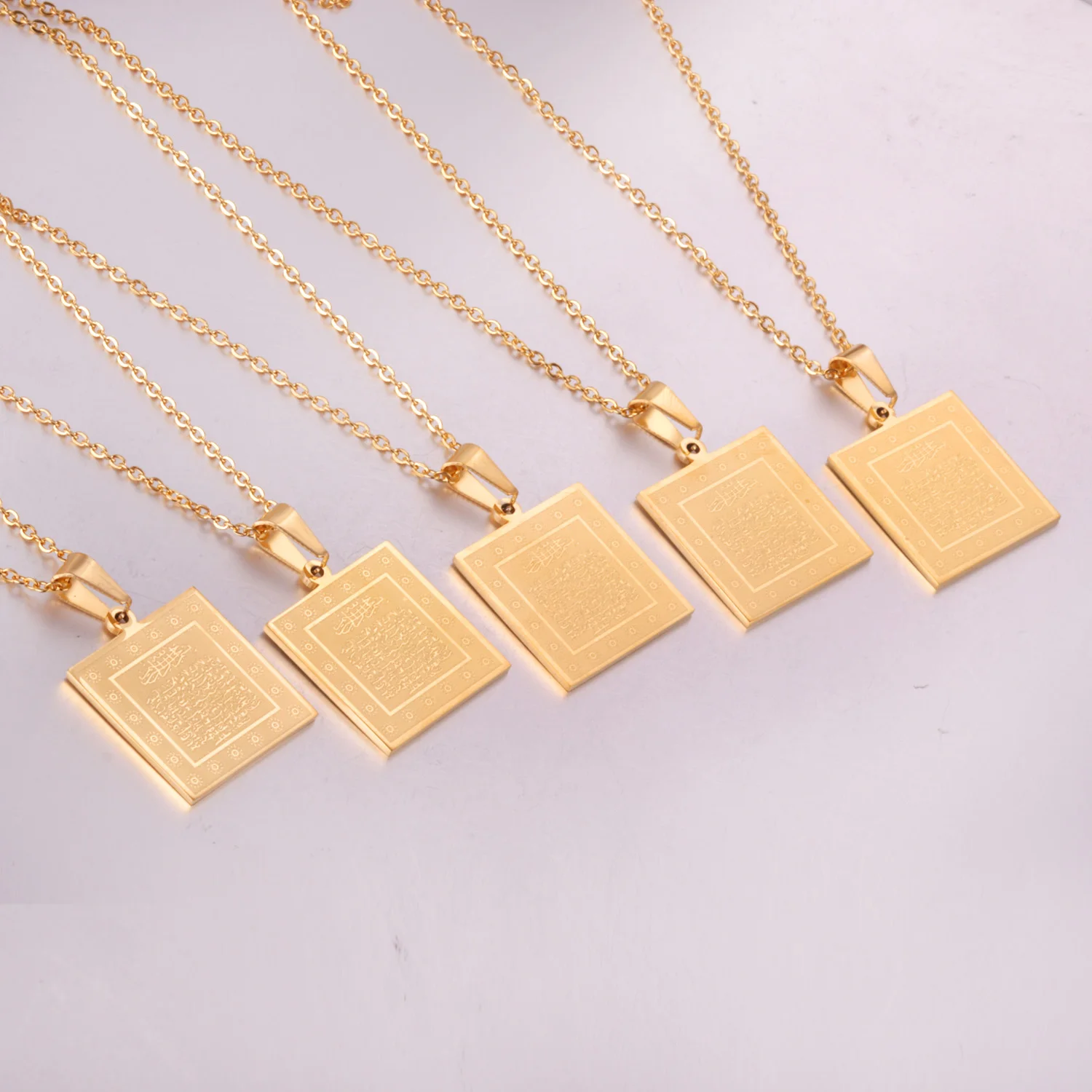 LUXUKISSKIDS 5 шт./лот надпись ожерелье с подвеской ожерелья из нержавеющей стали