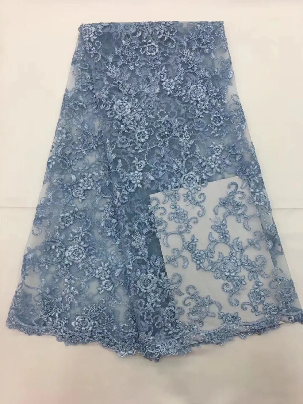 

Embroidered tulle Lace African French Laces Fabrics High Quality Nigerian French Net Lace 2018 Wedding Dress Lace Fabric