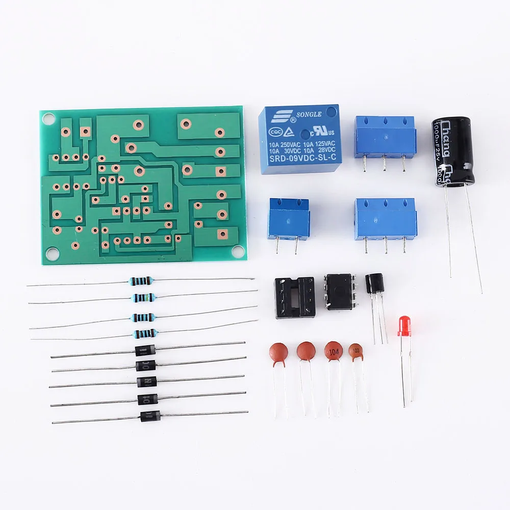 DIY Kit NE555 резервуар для воды уровень жидкости автоматический контроллер электронных компонентов набор электронных компонентов