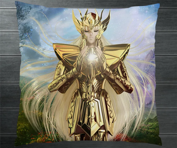 Чехол для телефона Saint Seiya с золотым знаком зодиака 40*40 см | Тематическая одежда и