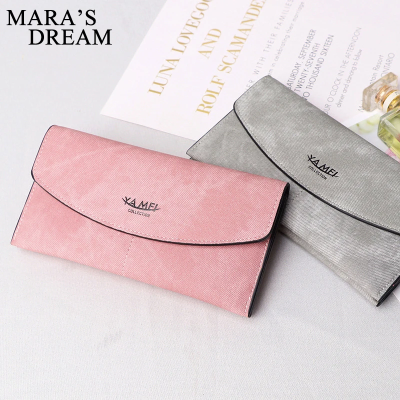 Mara's Dream 2018 фирменный дизайн кошельки для монет кожаные женский длинный клатч