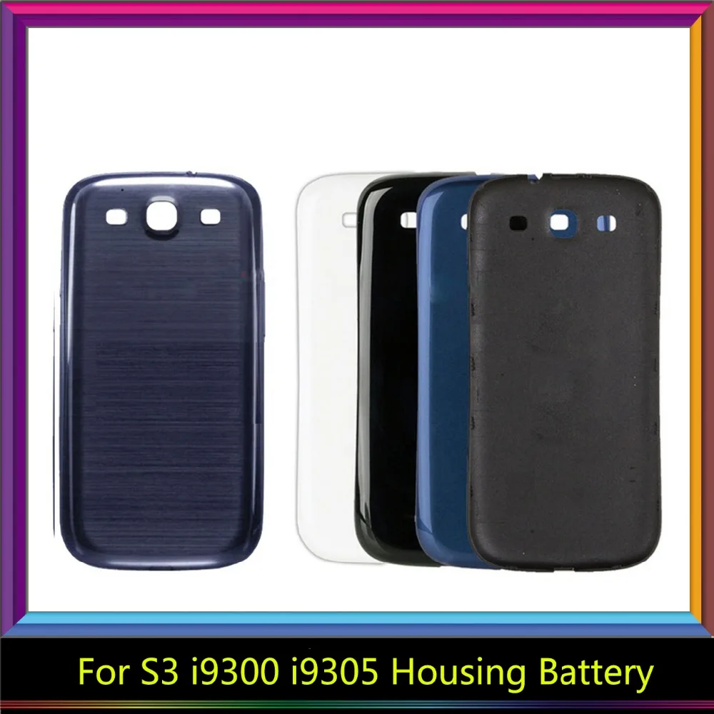 Для Samsung Galaxy S3 i9300 i9305 Корпус Крышка для аккумулятора задняя крышка шасси Запасные