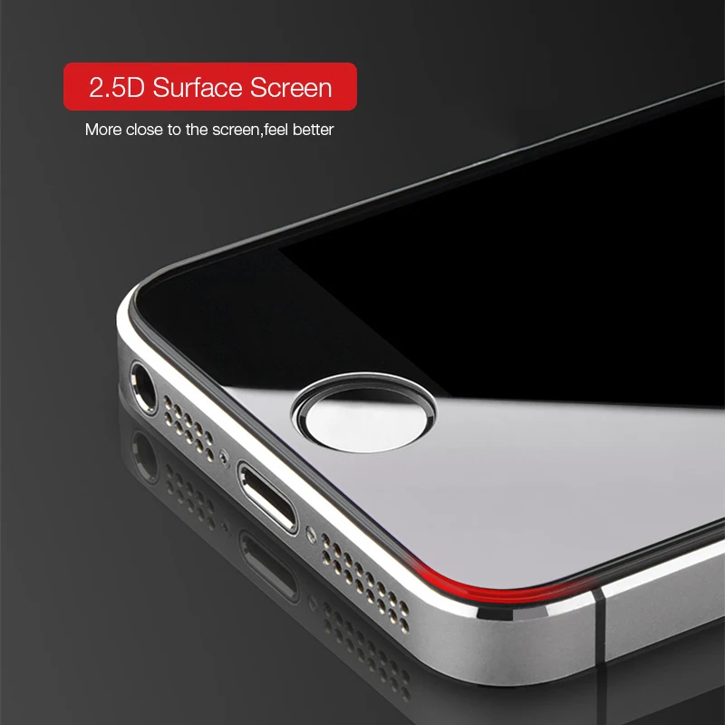 BXE ультра-тонкий Премиум-экран протектор на iPhone 5S 5 SE 5C закаленное стекло HD