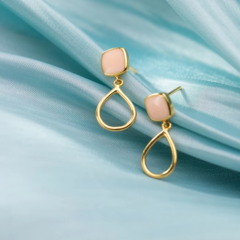 Золотые серьги 925 серебряные ювелирные изделия Boho Pendientes Brincos очаровательные винтажные минимализм подарок на день рождения Oorbellen серьги для женщин
