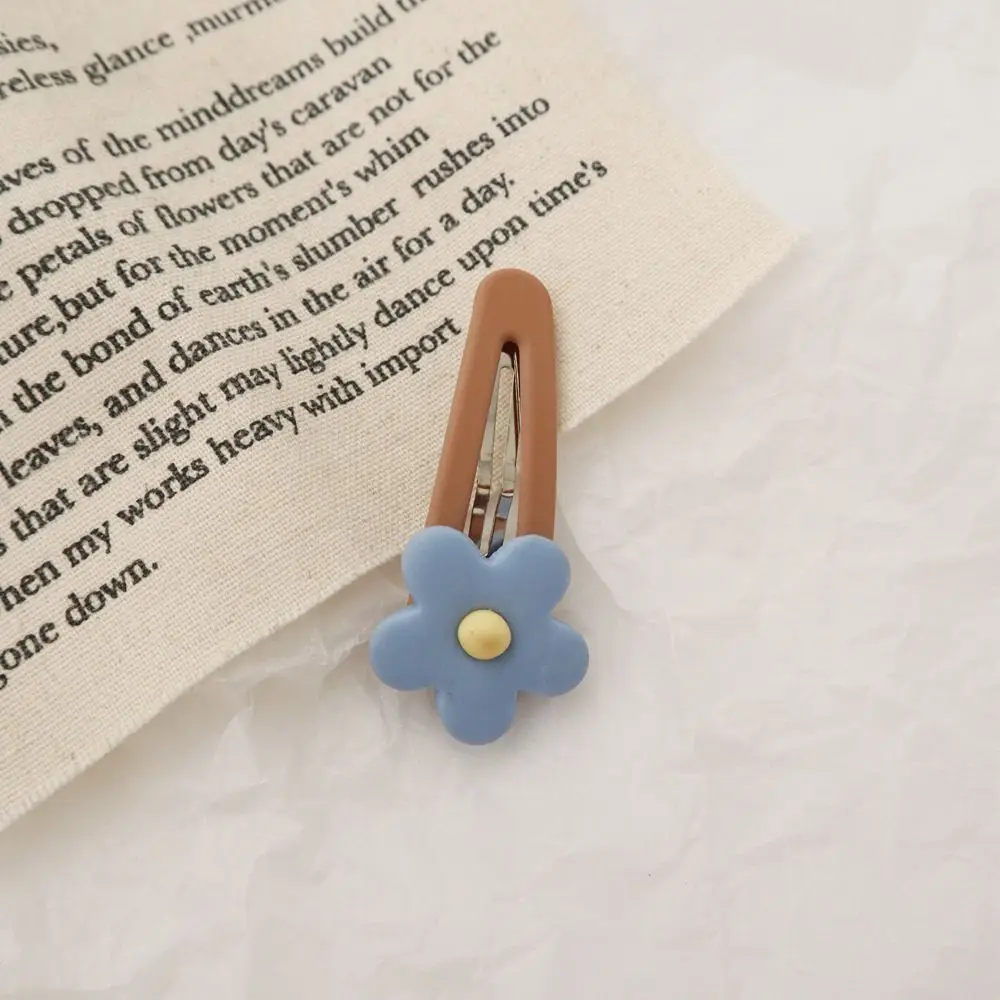 Горячая Распродажа 1 шт. шикарные корейские цветные заколки для волос в форме макарон с цветком