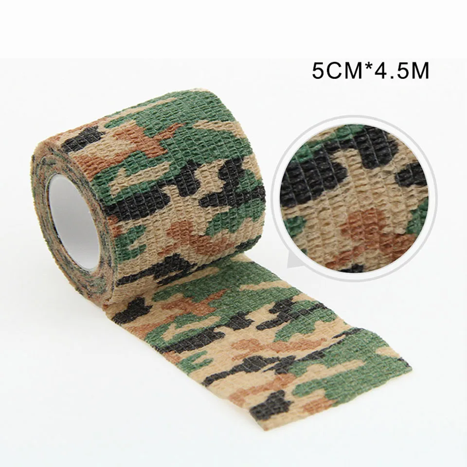 Camo E Loogdeel Кемпинг Туризм самоклеющиеся камуфляж эластичная лента камуфляж обёрточная бумага Открытый Инструменты Военная тактическая EDC выживания бинты - Цвет: Camo E