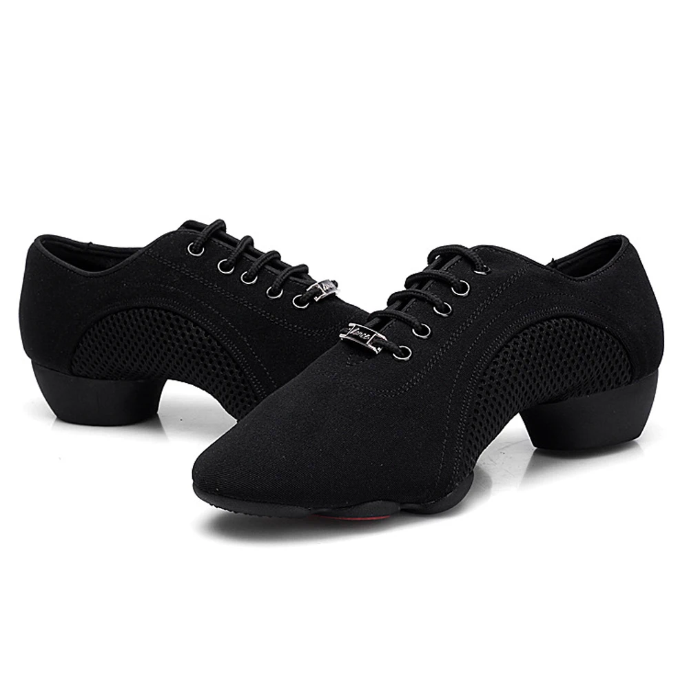 Женские кроссовки черные оксфорды на не сужающемся книзу массивном каблуке