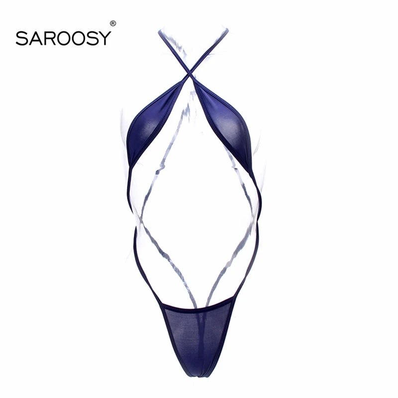 SAROOSY 2017 Новый топ размера плюс Сексуальный Тедди для женщин прозрачный открытый