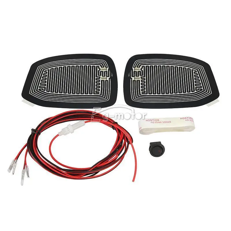 Зеркало стекло с Подогревом Pad коврики Defoggers удалить Frost подходит для большинства