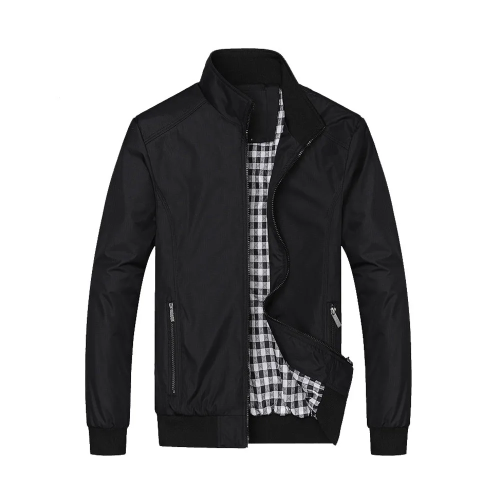 Lncdis модные весенне-осенние повседневные зимние куртки с воротником-стойкой