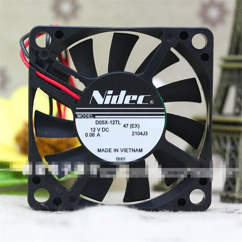 ANS все новые полу ко Бесплатная доставка NIDEC D05X-12TL DC 12V 0.06A 5010 5 см 50 мм супер тихий