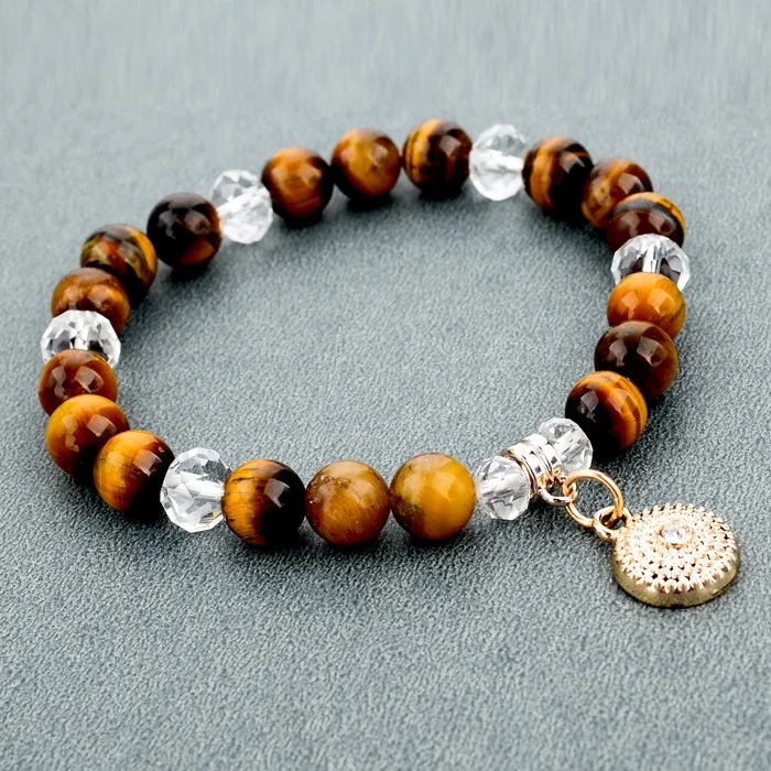 CHICVIE Tiger Eye браслеты дружбы и браслет для женщин Love Natural Stones Crystal Fine Jewelry DIY Браслеты