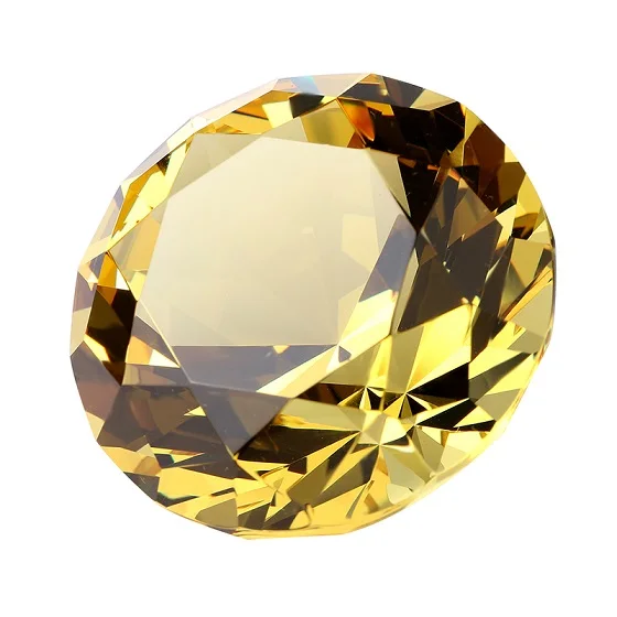Yellow H& D Свадебные украшения 30 мм хрустальный стеклянный шар Алмазный романтический современный свадебный стол реквизит украшения для дома вечерние подарки сувениры - Цвет: Yellow