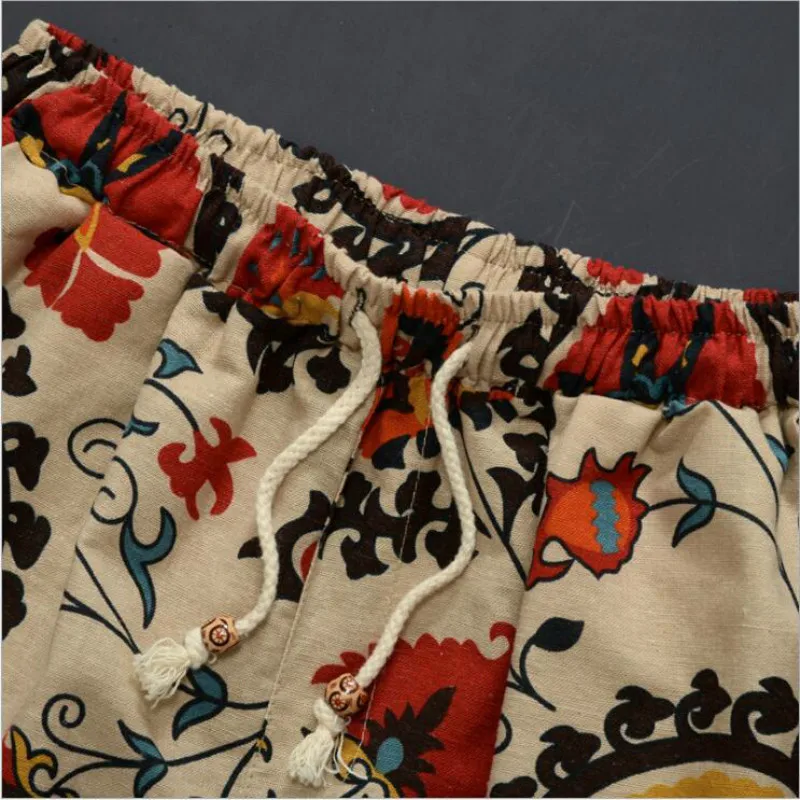 Хлопок белье Для мужчин бордшорты кораллово красный Пляжные шорты Dragon Ball брюки