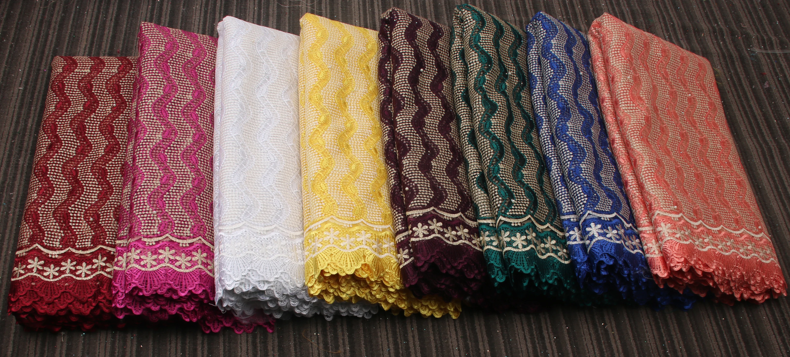 Новейший африканский тюль кружевной ткани 2019 нигерийская вышитая тесьма с