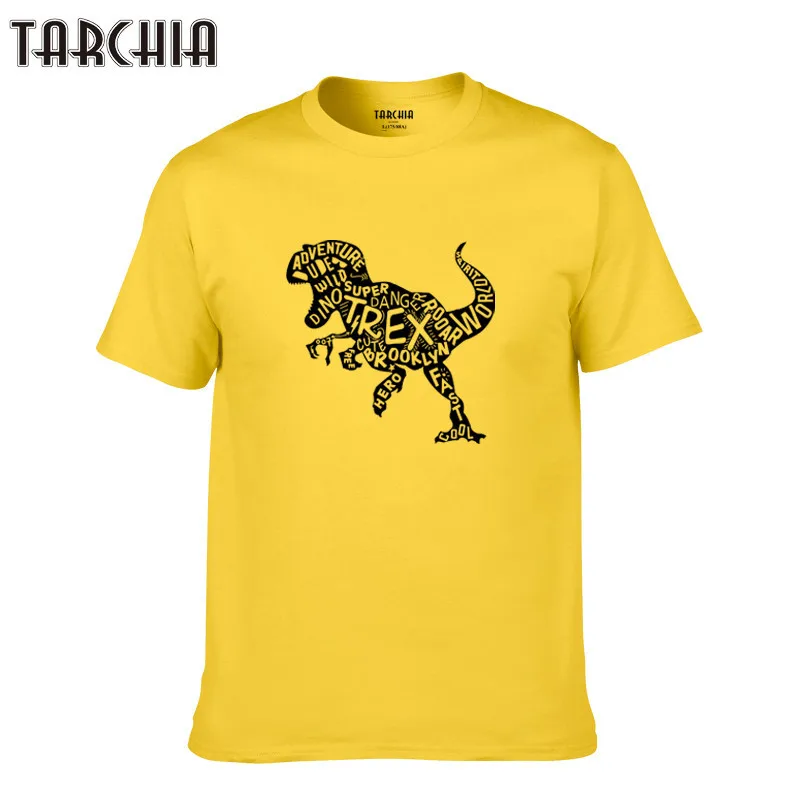 TARCHIA 2021 Новая модная мужская футболка хлопковая с коротким рукавом летняя Стиль