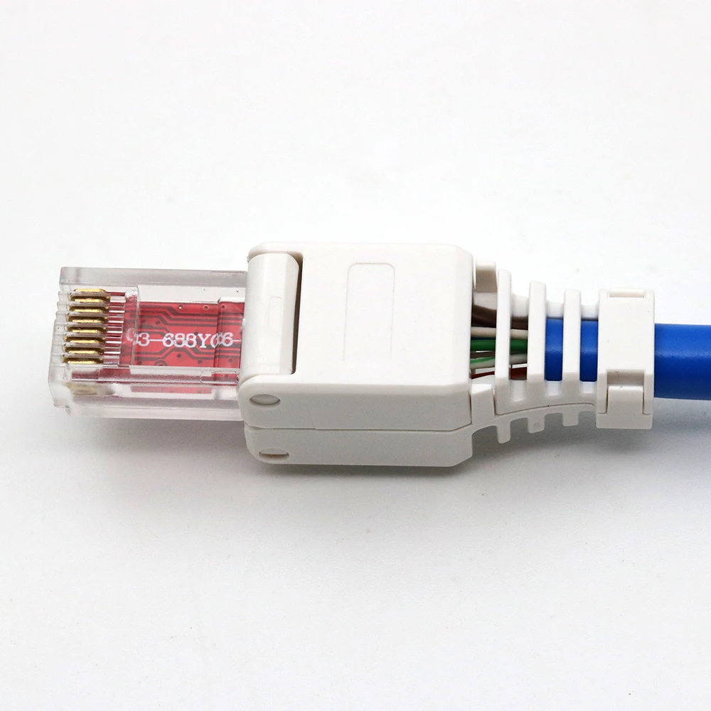 Xintylink rj45 без инструментов разъем ethernet Кабельный разъем cat5 cat5e cat6 сеть 8P8C utp Неэкранированные модульные терминалы повторно используется