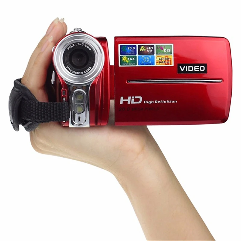 2017 удивительный 3-дюймовый TFT ЖК-дисплей цифровой Камера 720 P HD 20MP видеокамера