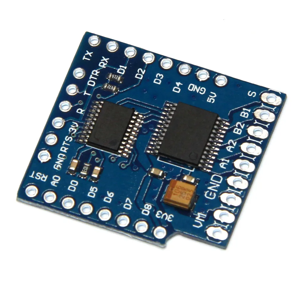 

10pcs of Motor Shield For D1 mini I2C Dual Motor Driver TB6612FNG (1A) V1.0.0