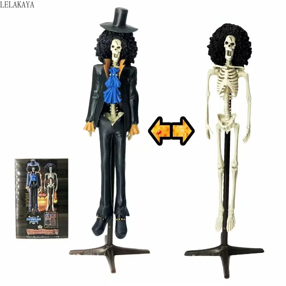 1 шт. Аниме One Piece The Grandline Men VOL.19 Eustass Kid Treasure BROOK стоящая позиция 1/7 ПВХ экшн фигурка
