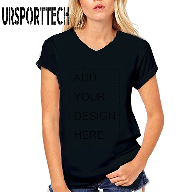 Футболка URSPORTTECH индивидуальная женская футболка с принтом ваш собственный