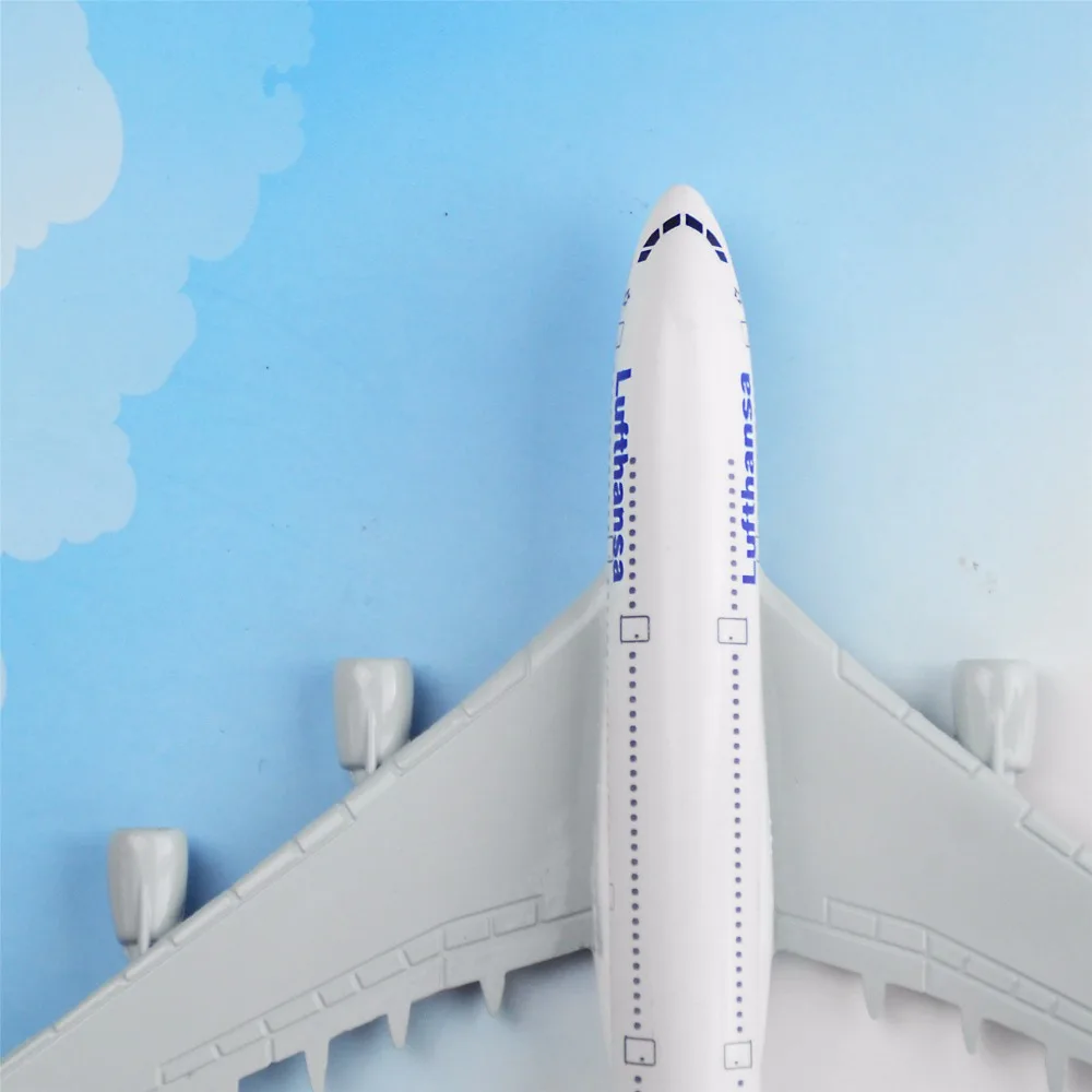 Немецкие модели для полета Lufthansa A380 16 см металлические детей подарок на день