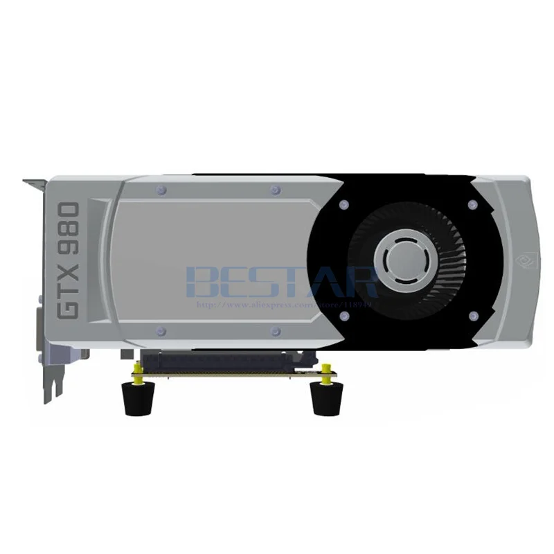 С подставкой PCI E 16x до вертикальная подставка для графической карты плоский